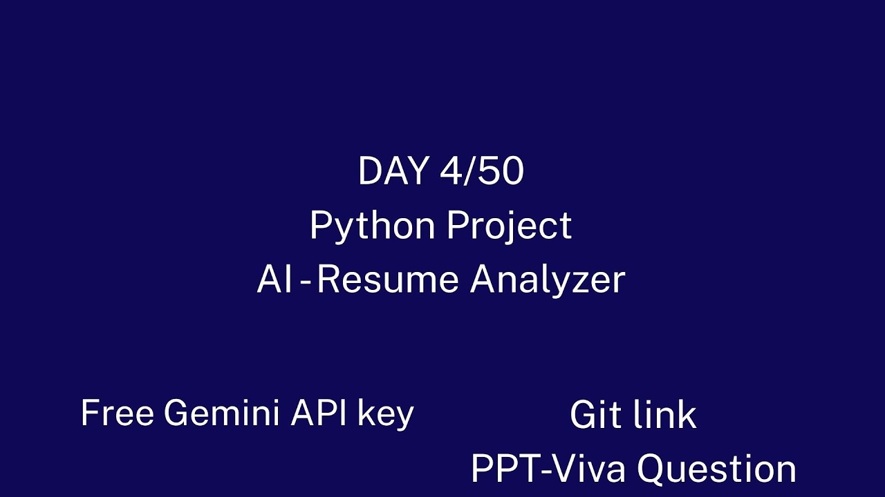 Day4/5-Python AI Resume Analyzer