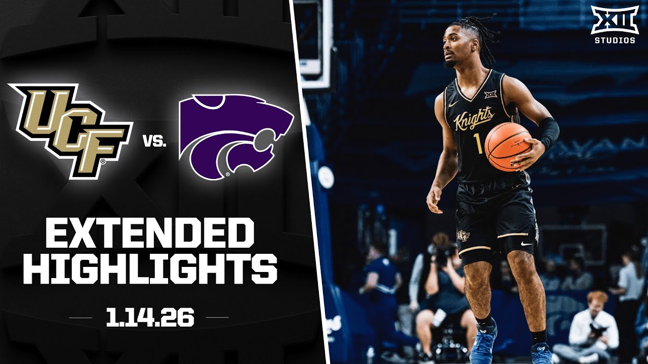 UCF vs. Kansas State Extended Highlights | 2025-26 Big 12 Men's Basketball