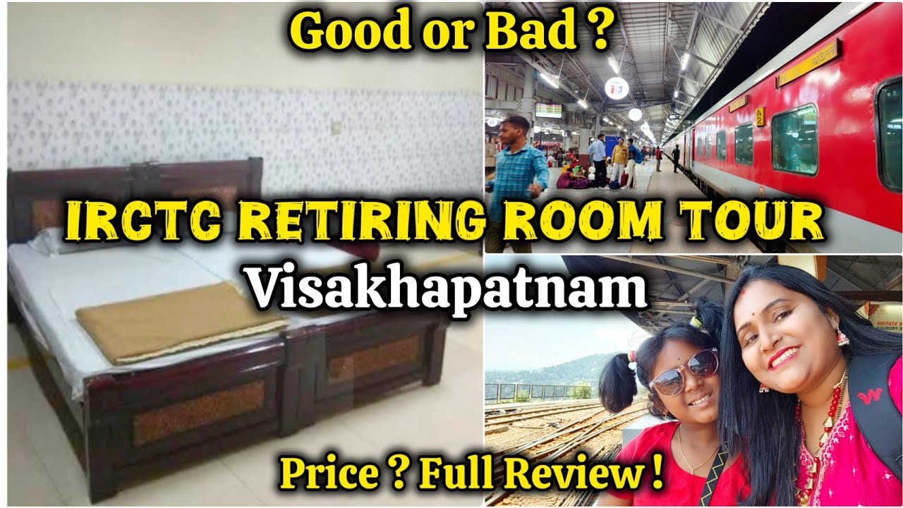 Visakhapatnam IRCTC Retiring Room Tour 😊 Konark Express Journey