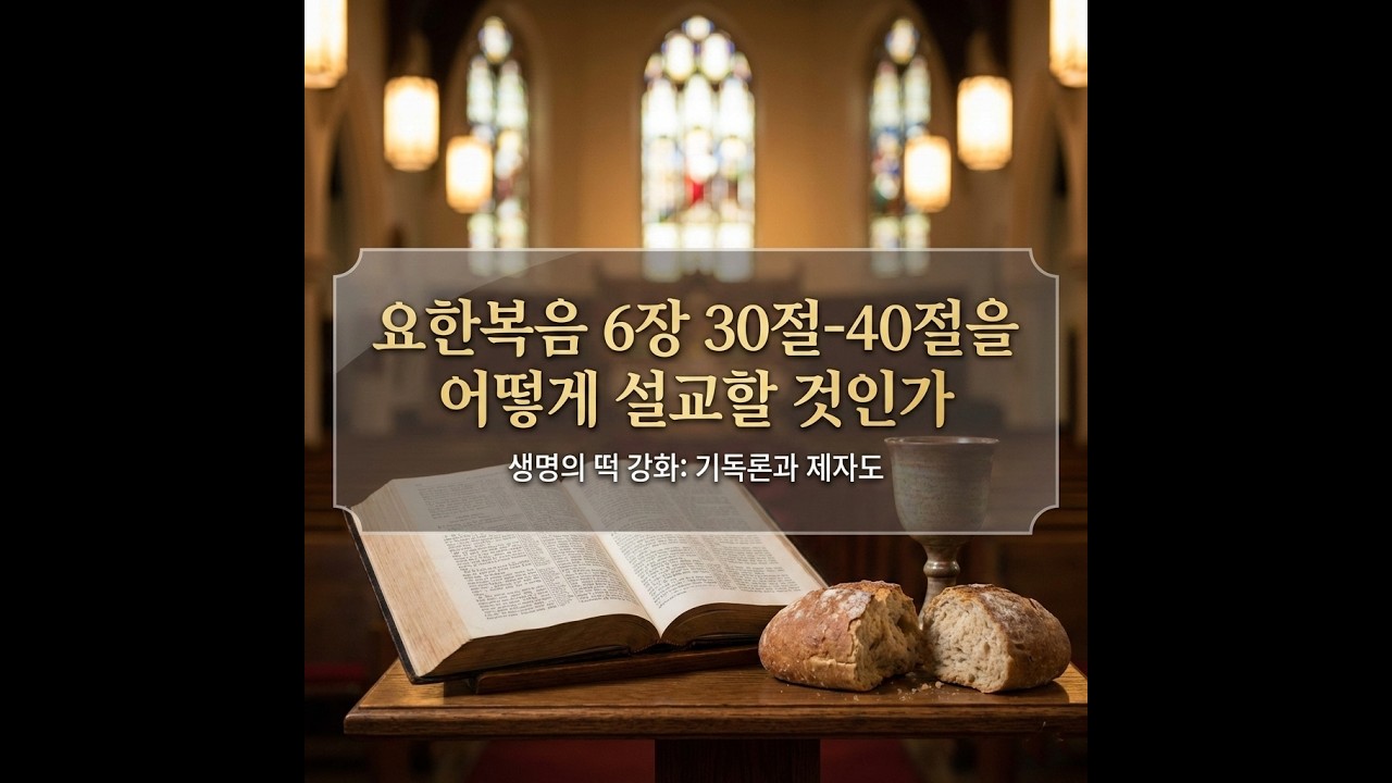#요한복음 6장 30절-40절을 어떻게 설교할 것인가 - 생명의 떡의 의미를 풀다, 2000년 된 도전