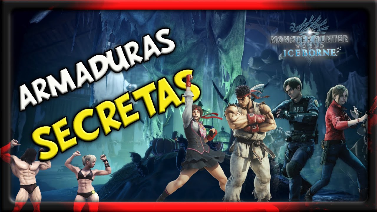 ¿Cómo desbloquear las ARMADURAS SECRETAS?  Monster Hunter World Iceborne