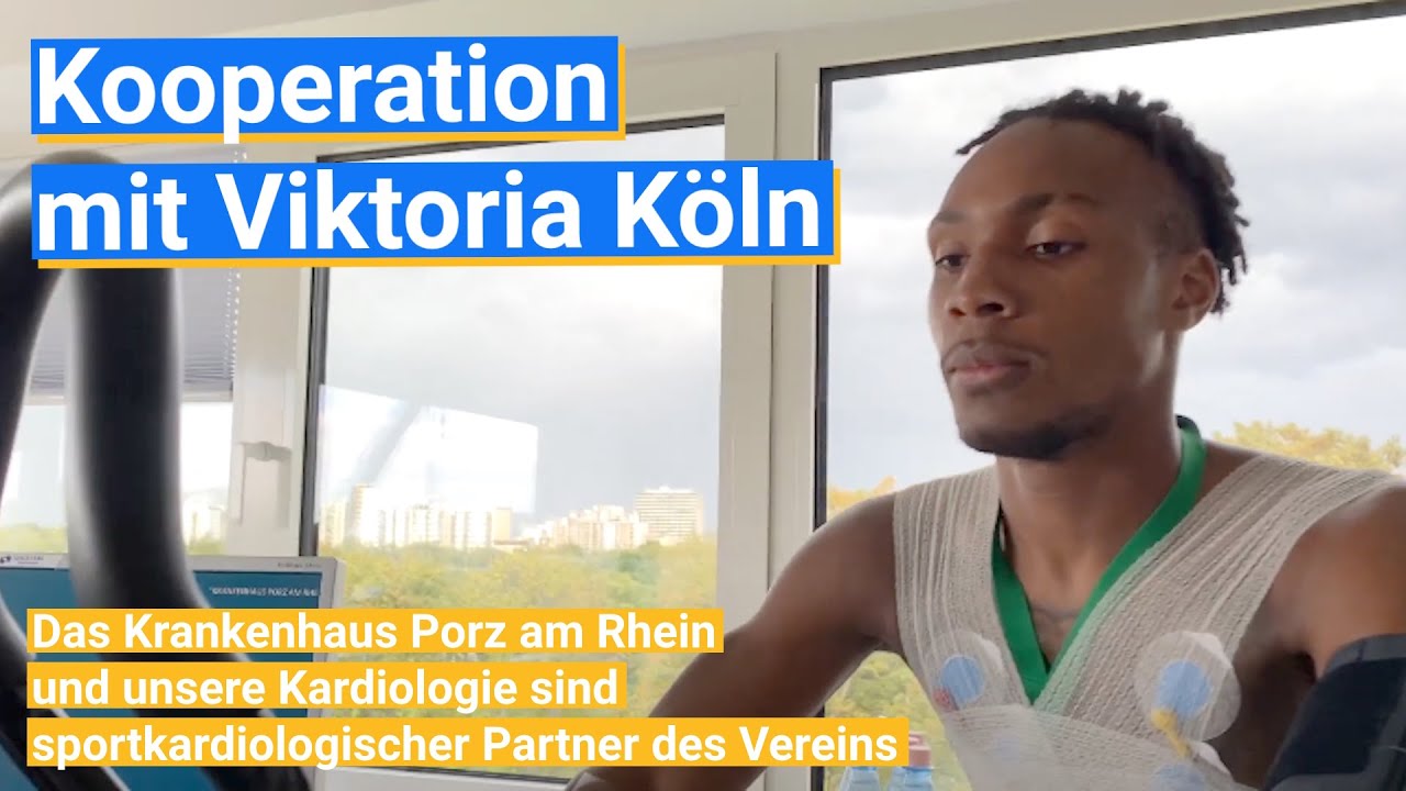 Wir betreuen die Fußballer des FC Viktoria Köln 1904 | Kardiologie im Krankenhaus Porz am Rhein 💛🩺