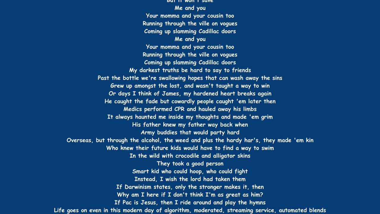 J. Cole - The Villest (Lyrics in The Style of the Late 2000s)