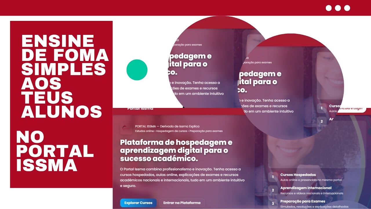 Para Educadores e Instituições: Leve Seu Curso para o Mundo Digital com o Portal Issma