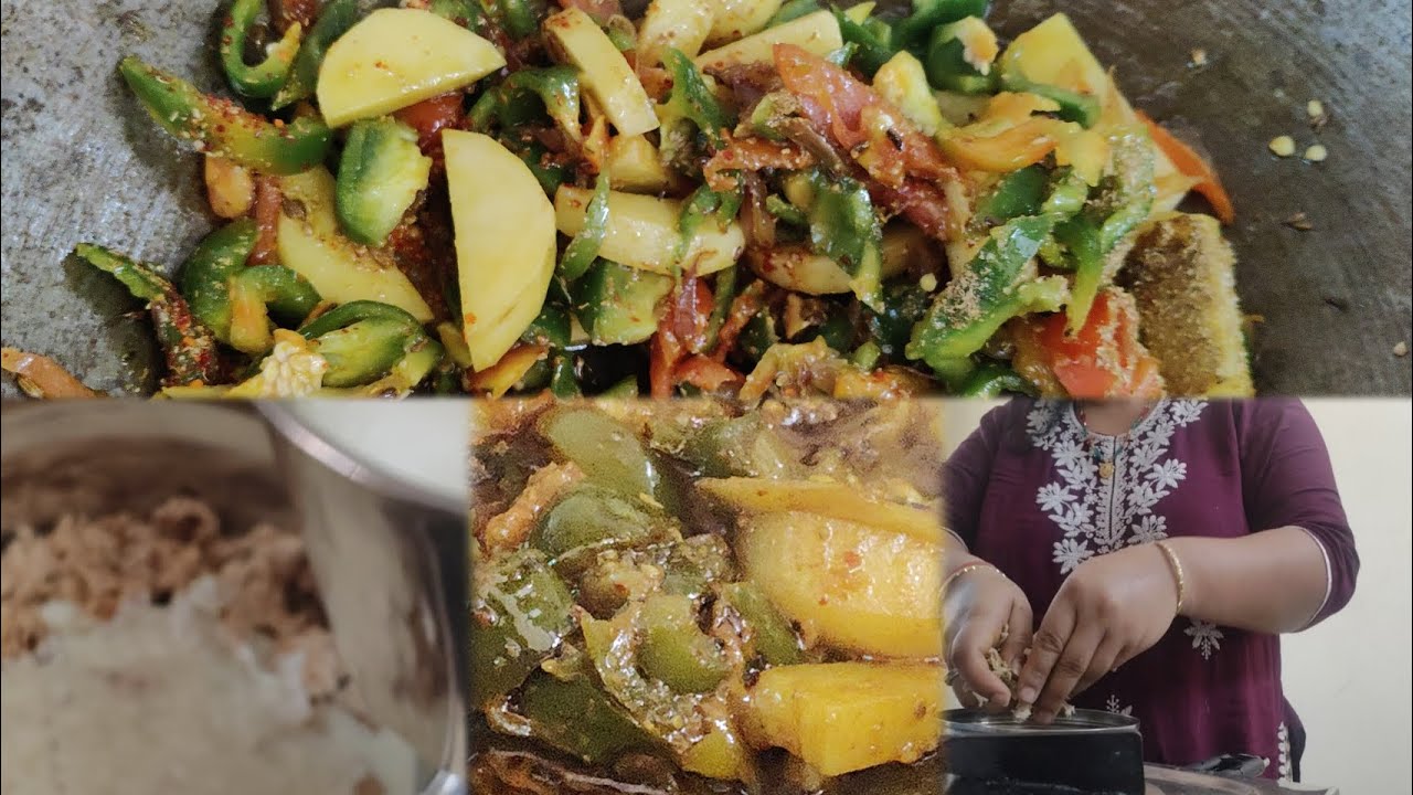 10th day vlog | shimla mirch aloo sabji 