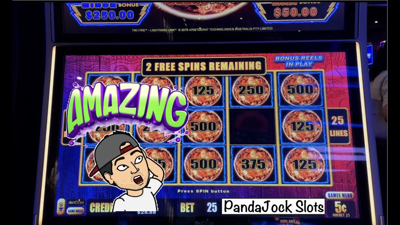 Big wins low rolling on Lightning Link, Tiki Fire🔥