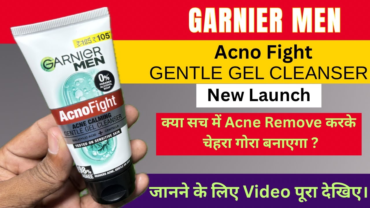 Garnier Acno Fight Acne Calming Gentle Gel Cleanser Review 