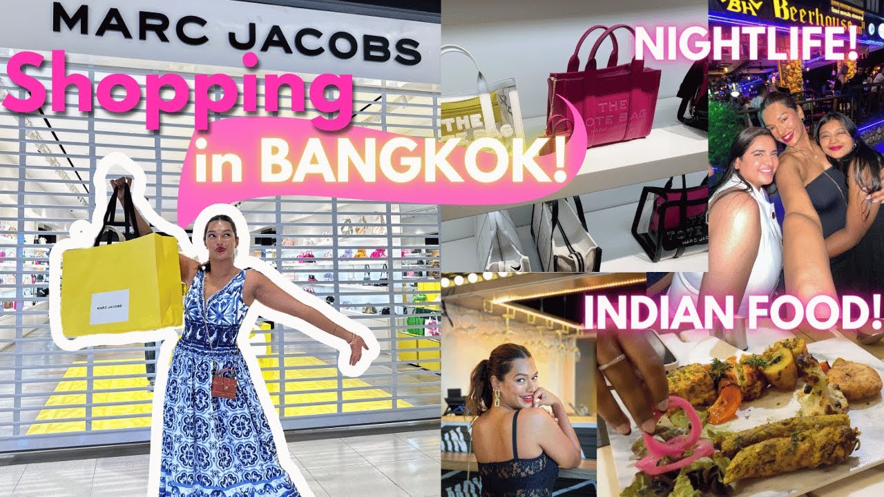 SHOPPING in BANGKOK! Indian Food, Nightlife, Bargaining with TUKTUK & more fun! #TravelWSar