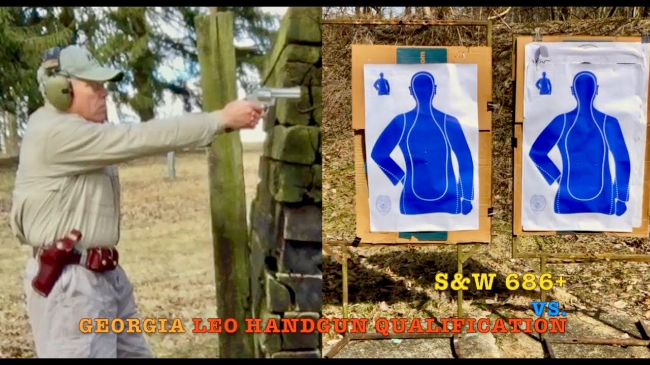 S&W 686+ против Georgia LEO, квалификация по стрельбе из пистолета