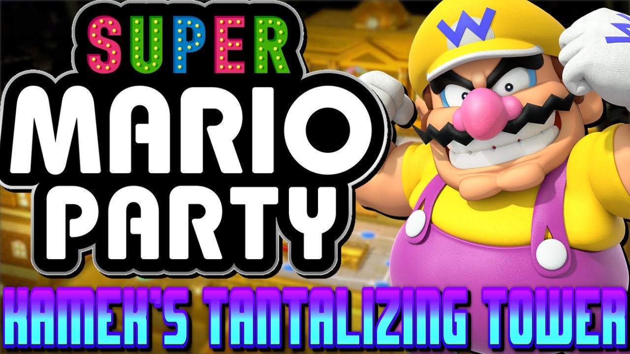 Super Mario Party | Kamek's Tantalizing Tower w/ Wario - Shiruetto The Gamer