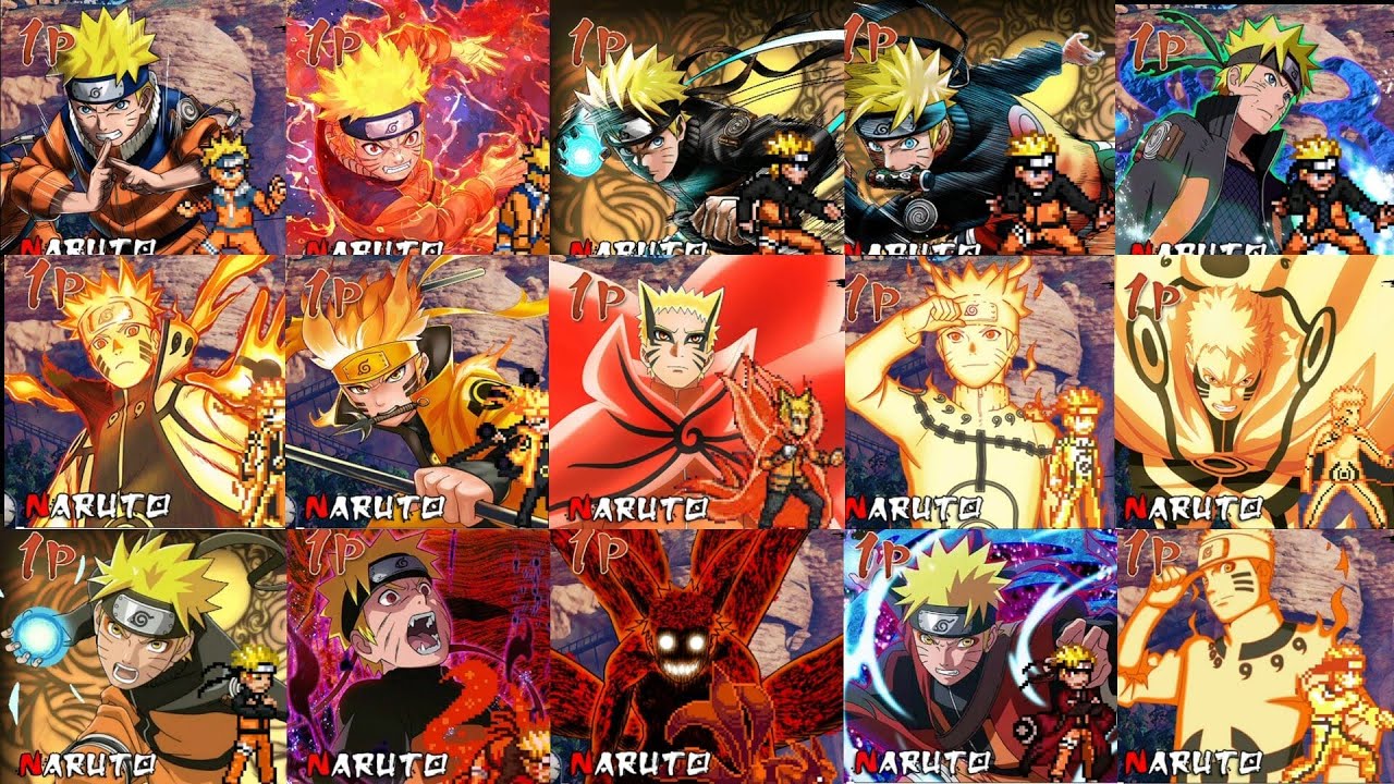 Naruto All Forms and Transformations in Mugen!