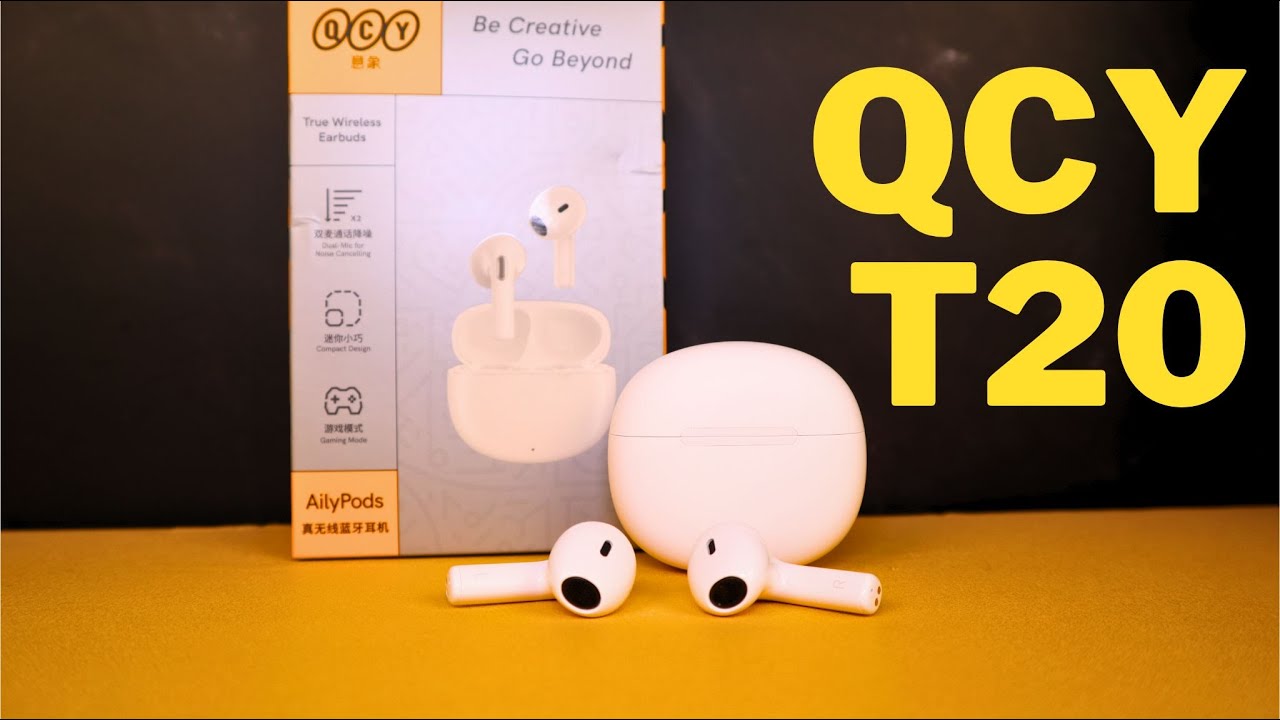 ОБЗОР QCY T20 - ДИЗАЙН А-ЛЯ AIRPODS 3. ДО 7 ЧАСОВ МУЗЫКИ, BT 5.3. ХОРОШИЙ МИКРОФОН. ИГРОВОЙ РЕЖИМ