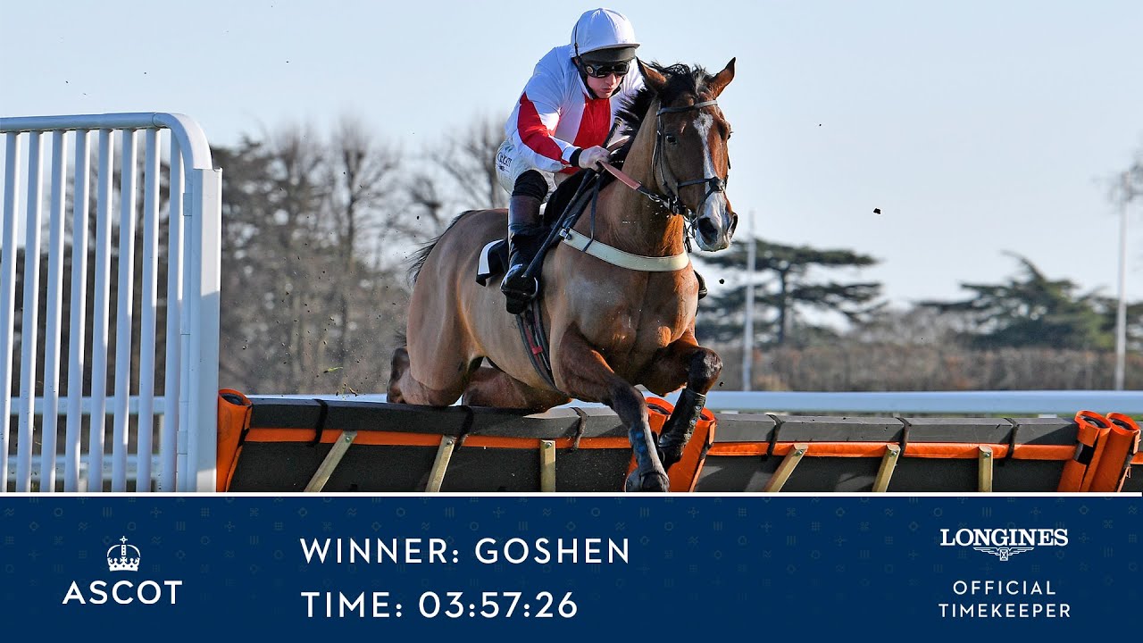 Goshen Wins The Ascot IJF Ambassador Programme Juvenile Hurdle (Full Race)
