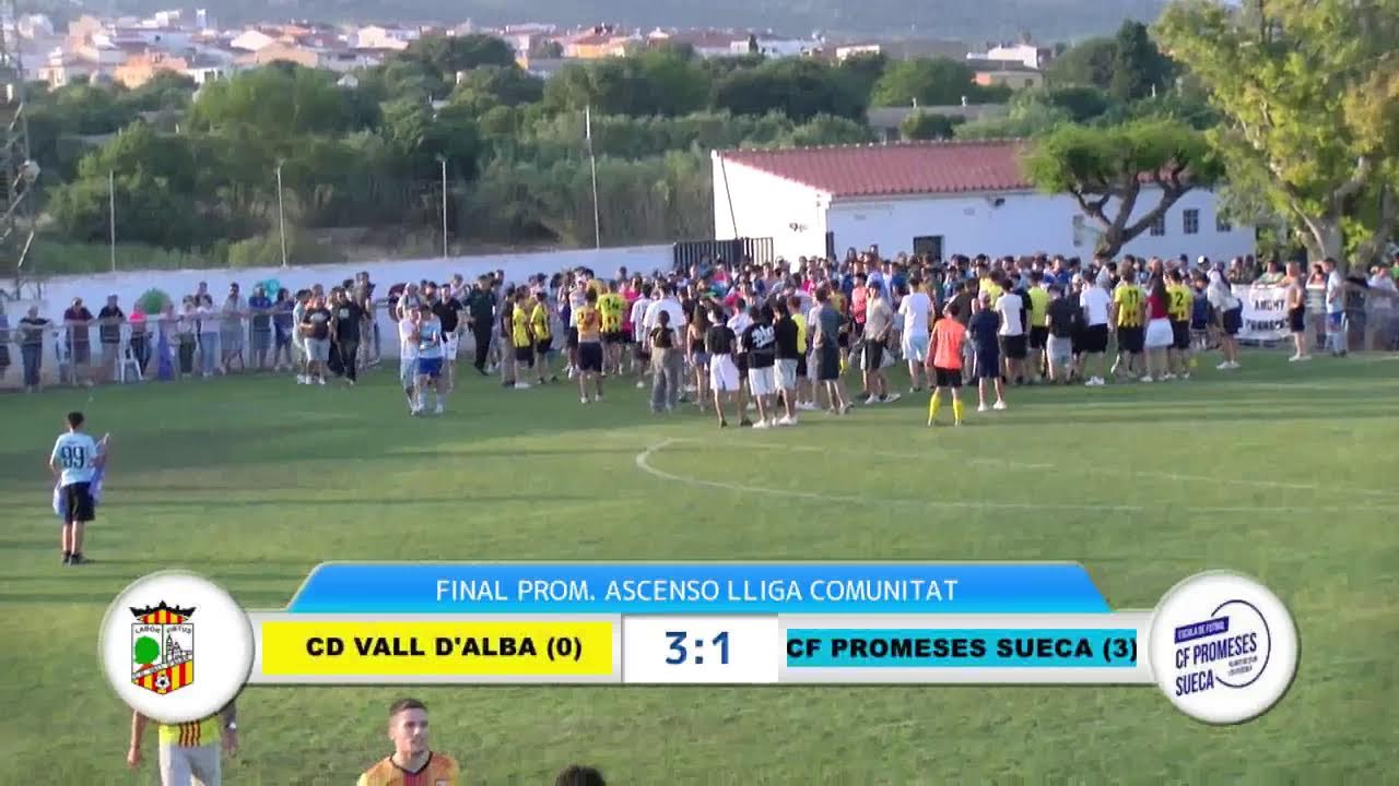 CD Vall d'Alba 3 - CF Promeses Sueca 1 Promoción ascenso a Lliga À Punt Comunitat