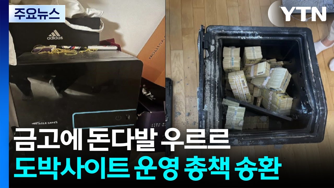 금고에 돈다발 우르르...도박사이트 운영 총책 송환 / YTN
