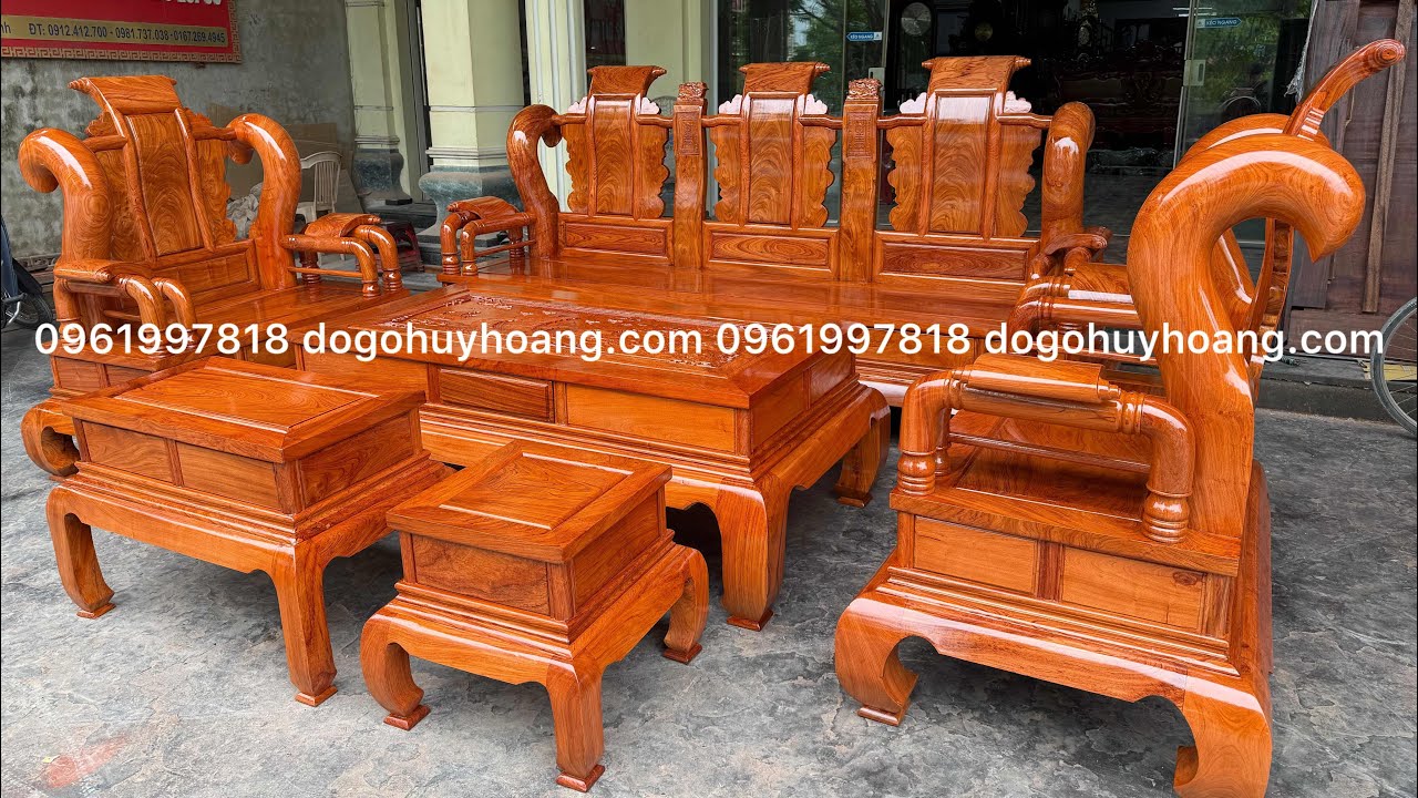 Tần Thủy Hoàng tay 14 Hương Đá Trơn : Đồ Gỗ Huy Hoàng