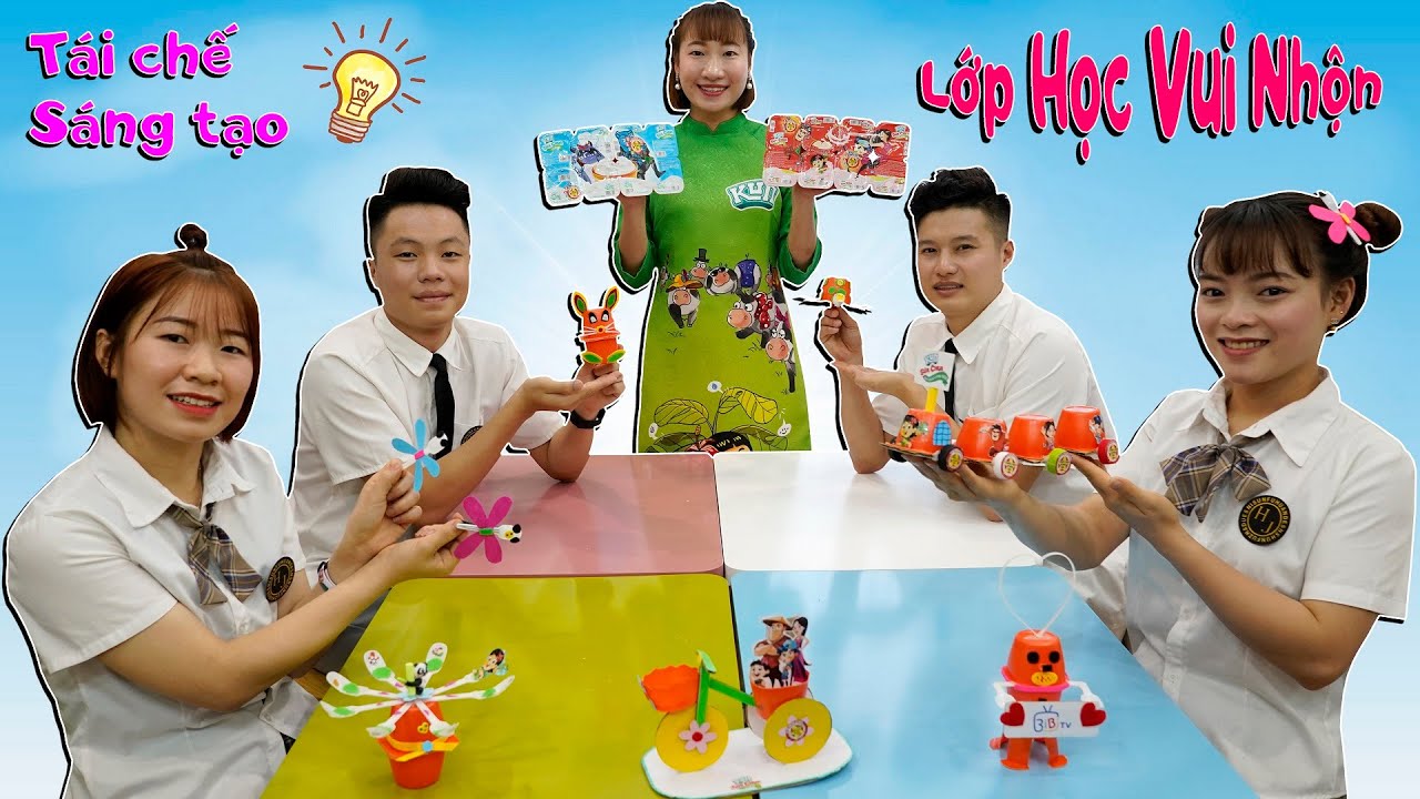 Lớp Học Vui Nhộn – Tiết Học Tái Chế Và Sáng Tạo ❤ BIBI TV ❤