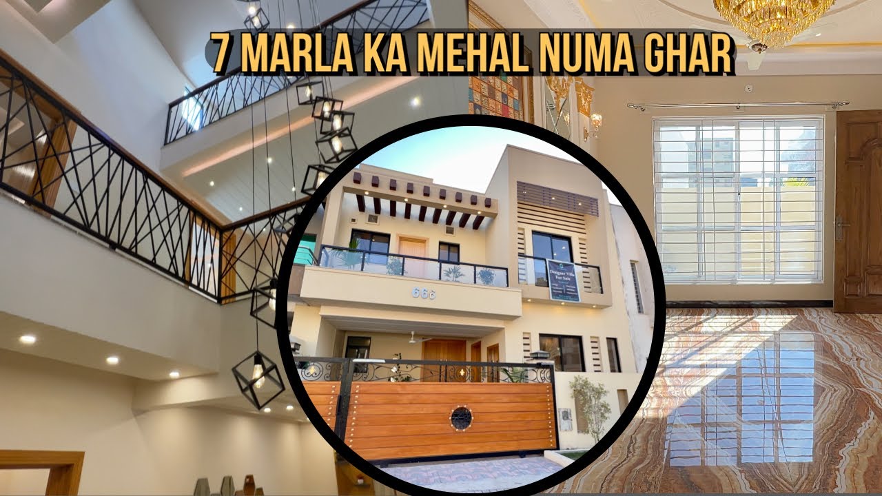 7 Marla Ultra LUXURY TRIPLE Storey Villa For Sale in Bahria Town Islamabad