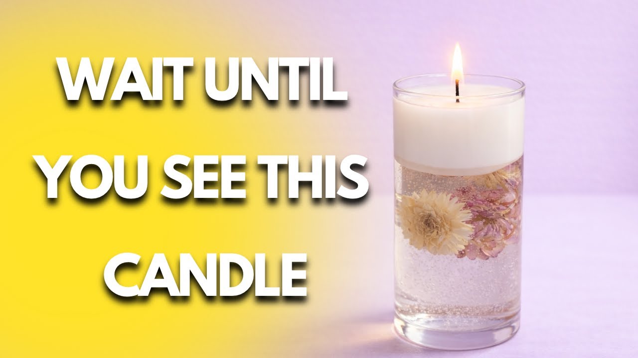 How to Make a Stunning Two-Color Floral Candle | DIY Flower Candle