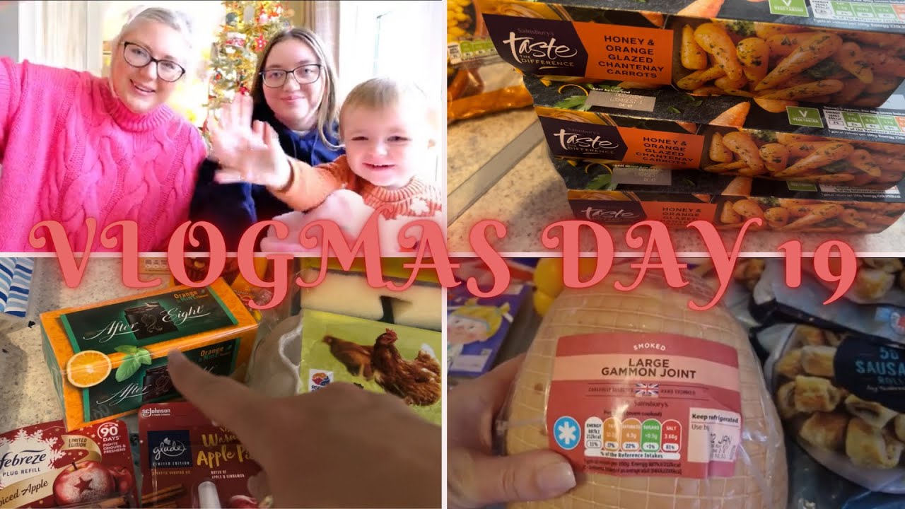 VLOGMAS DAY 19 - CHRISTMAS FOOD SHOP/PART 1
