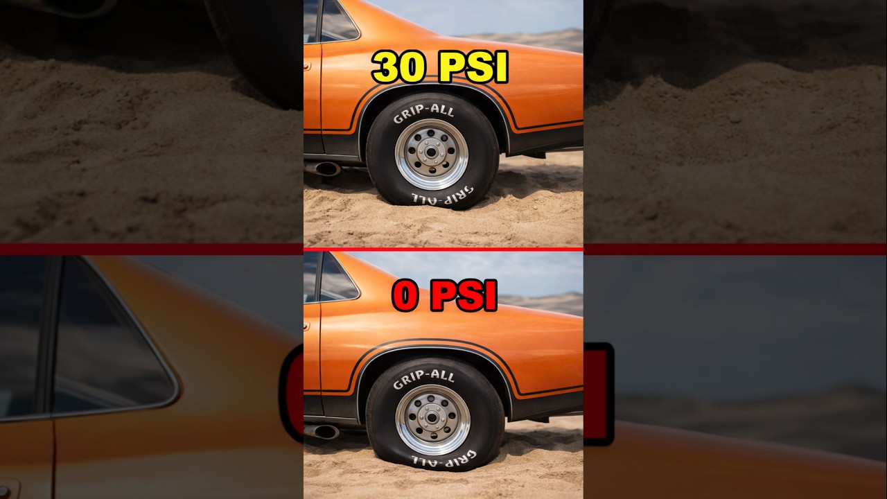 Tire Presure Test in BeamNG.Drive! #beamngdrive #gaming #testing #shorts #beamngexperiments