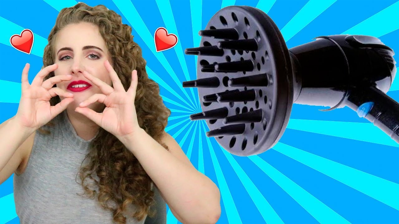 COMO SECAR CABELO CACHEADO / ONDULADO COM DIFUSOR - E NÃO PARECER UMA MOITA