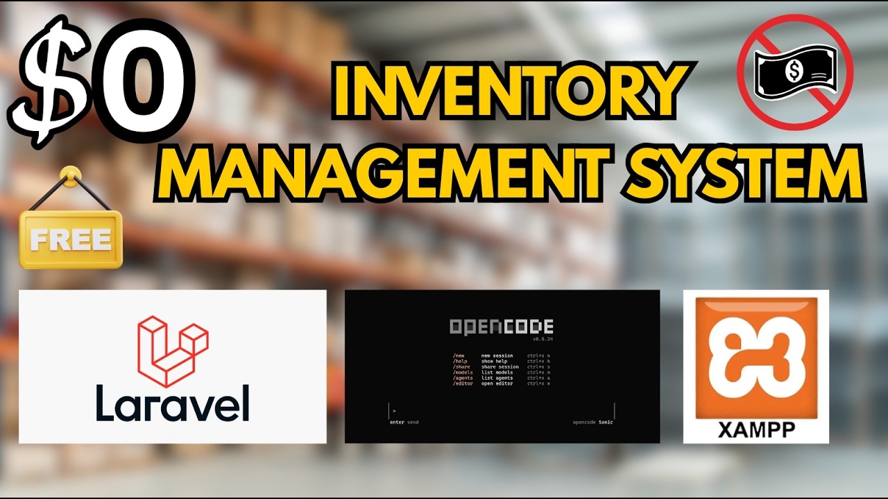 Create a Full Inventory Management System in Laravel Using AI — No Paid Tools!