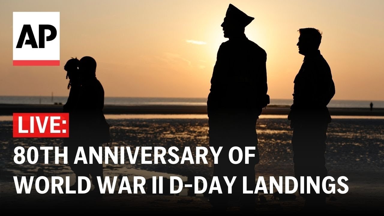 D-day LIVE: Commemorative events underway across Europe on 80th anniversary