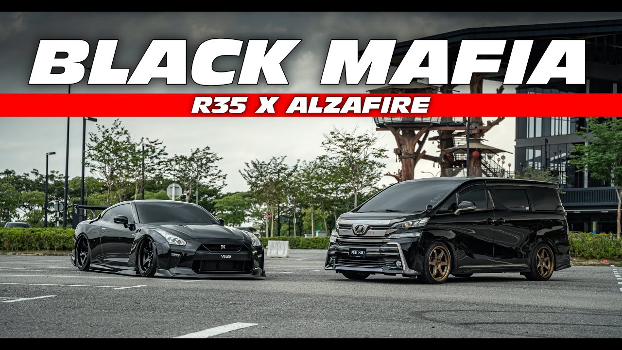 BLACK MAFIA | BAGGED GTR R35 X VELLFIRE
