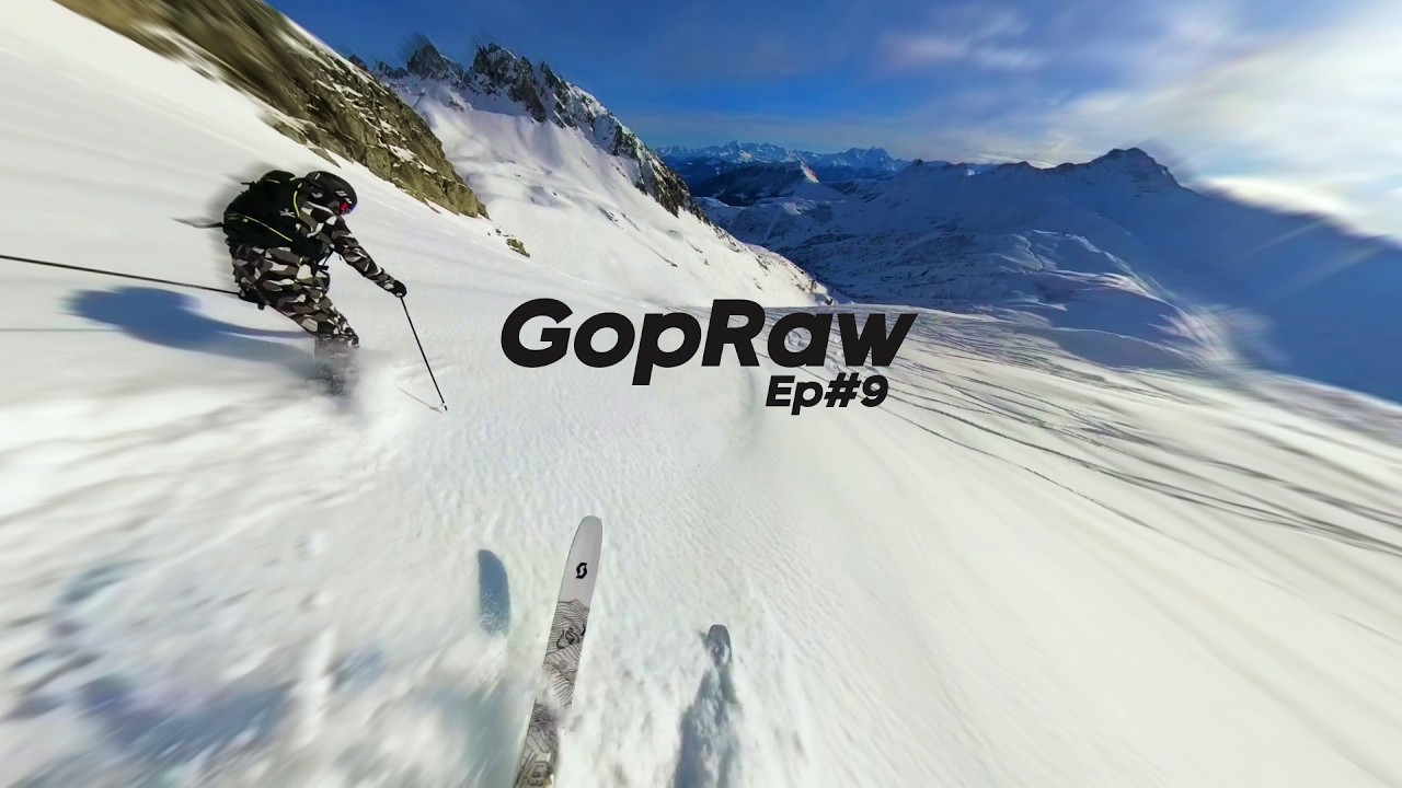GopRaw -  Big Mountain Freeride in French Alps - ski freeride valmorel