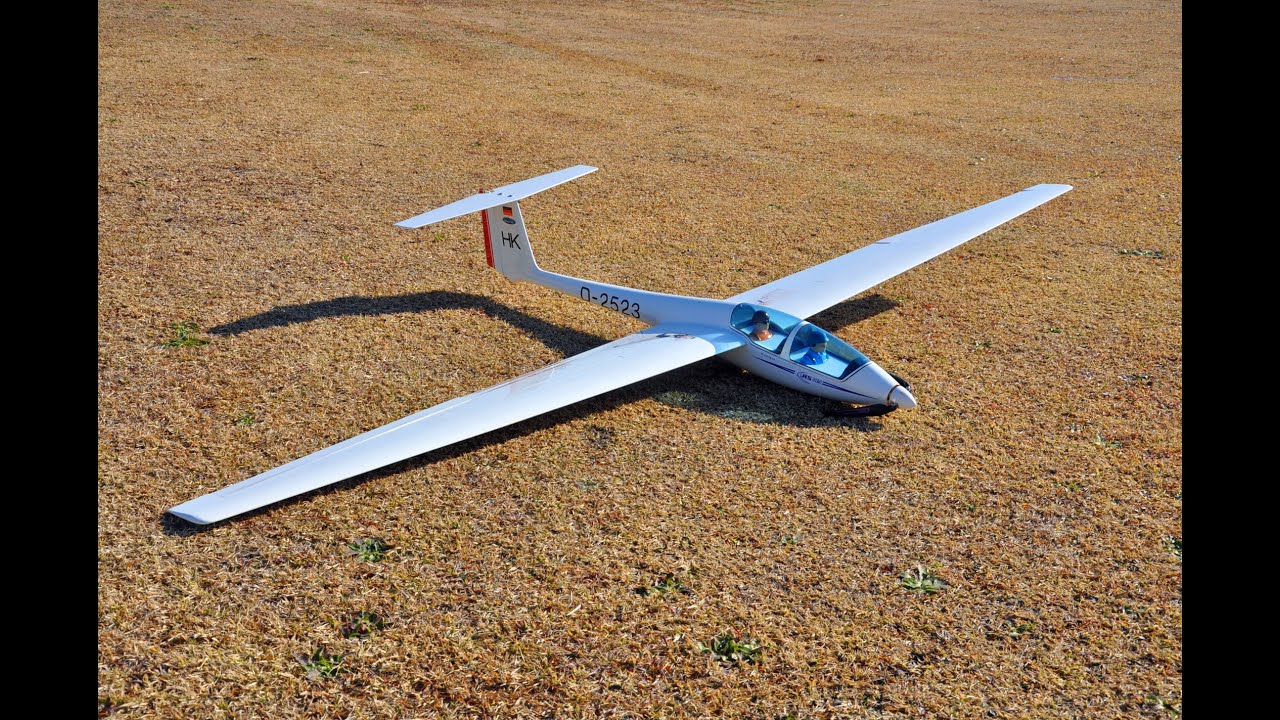 RC Plane ASK-21  エアブレーキの効果は絶大でした！