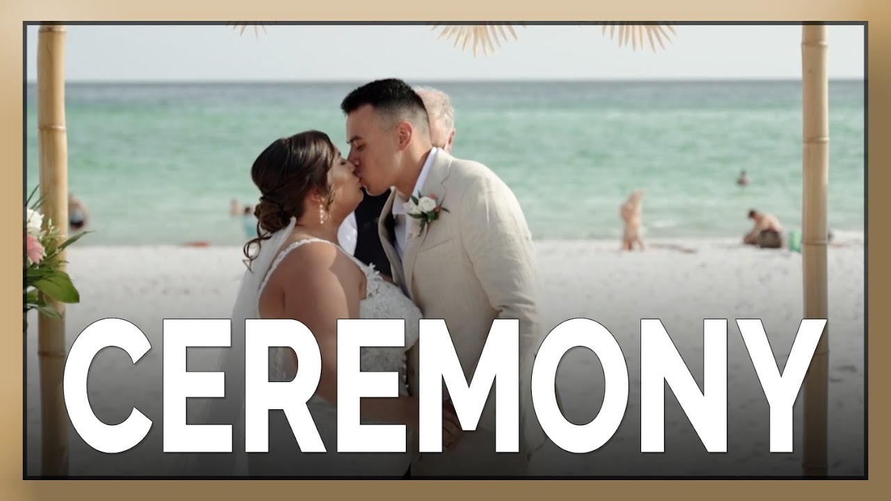 Anglers Restaurant Wedding Ceremony in Fort Walton Beach, FL | Omar + Katelyn | Destination Wedd...