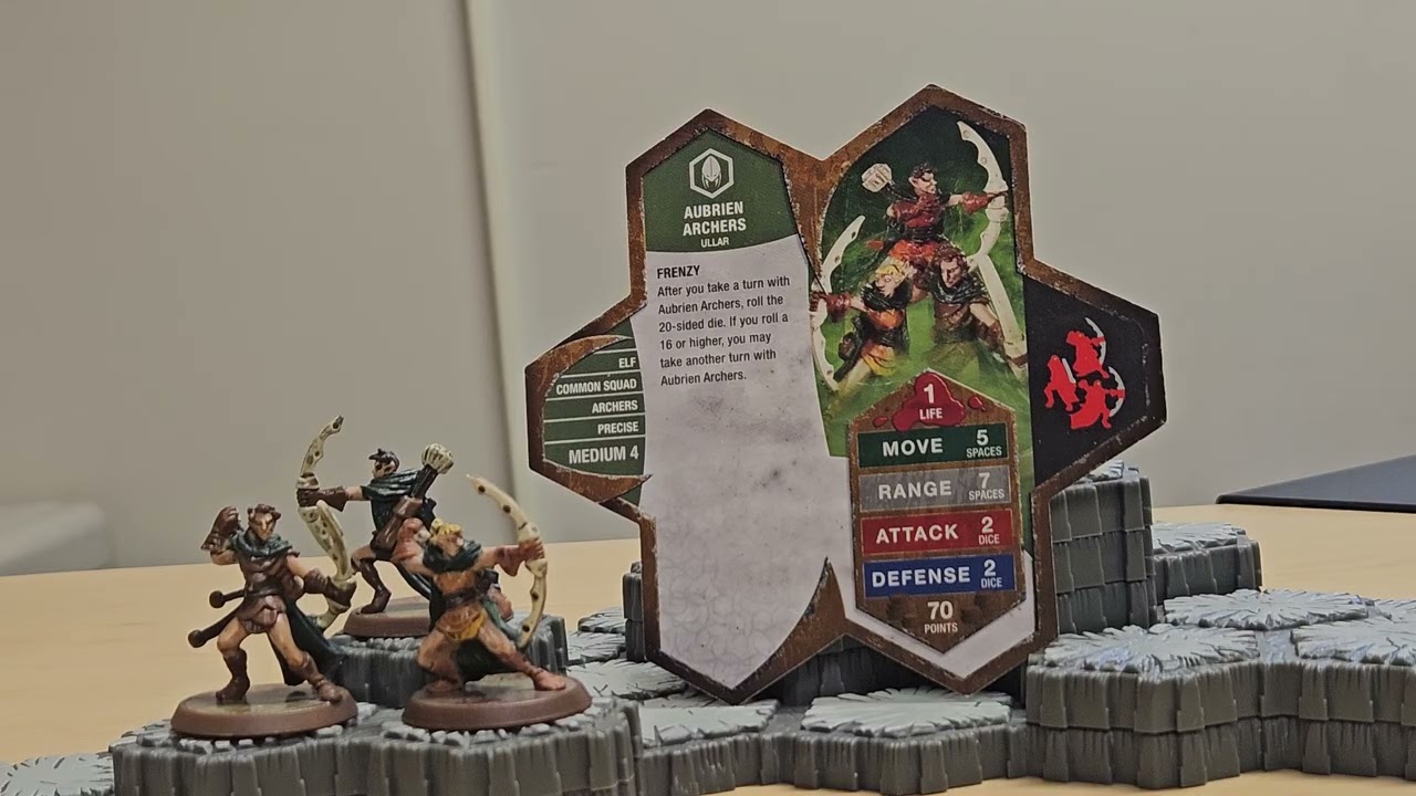 HeroScape Review: Aubrien Archers! 