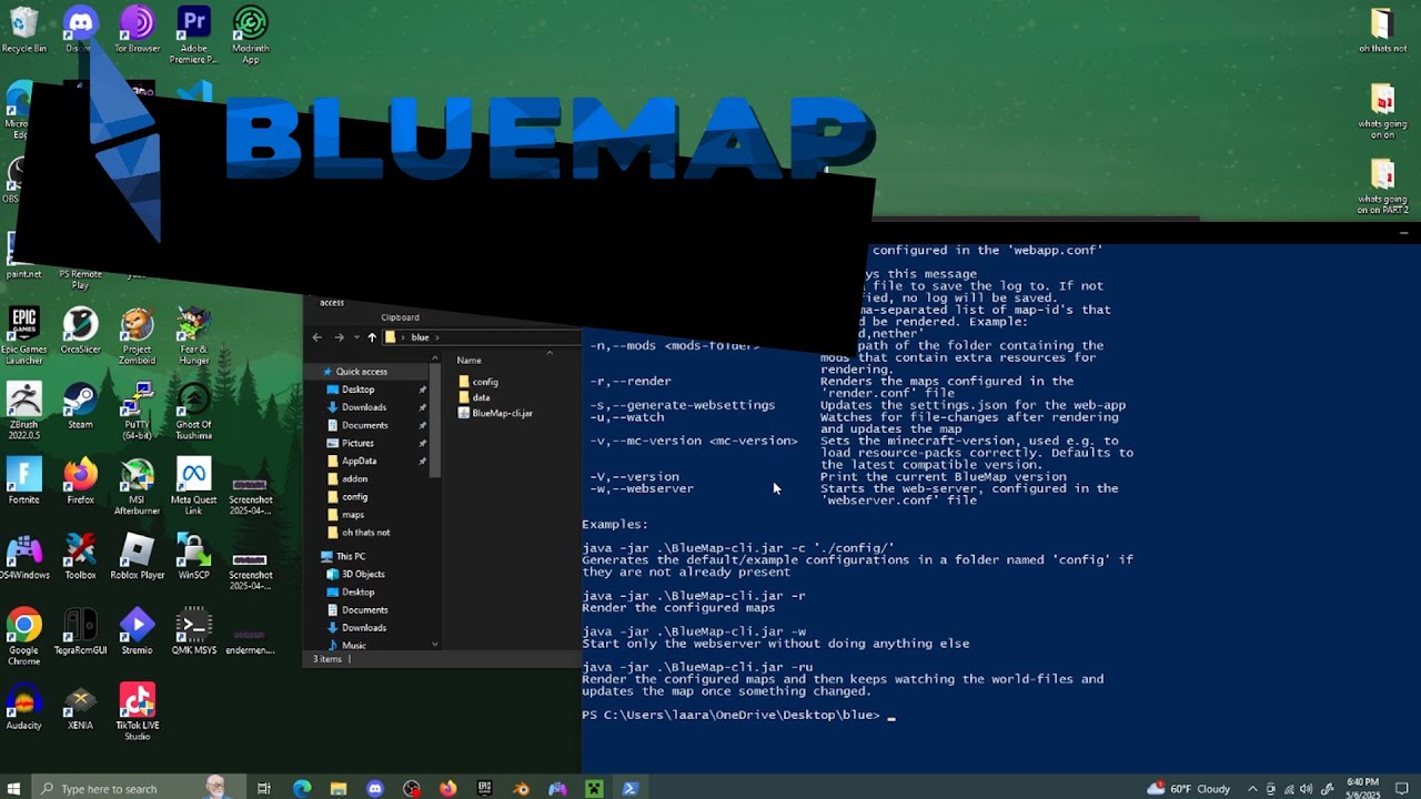 Use BlueMap with your Minecraft World Without A Server - Local CLI Tutorial