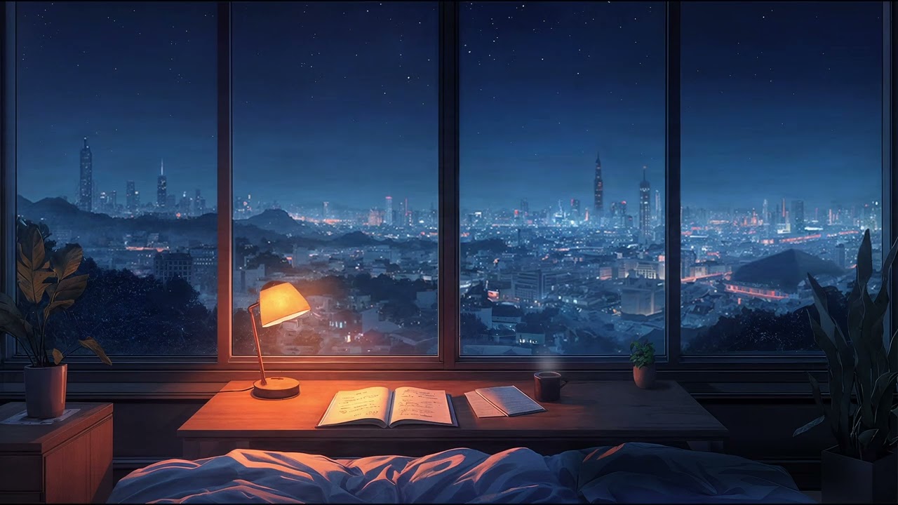 🌃 Quiet Room, Endless City – Cinematic Lo-Fi for Focus & Night Calm