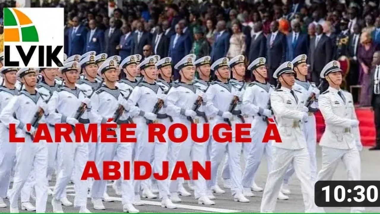 L'indépendance de côté d'ivoire 2024 /  la 64 ème le défilé des chinois