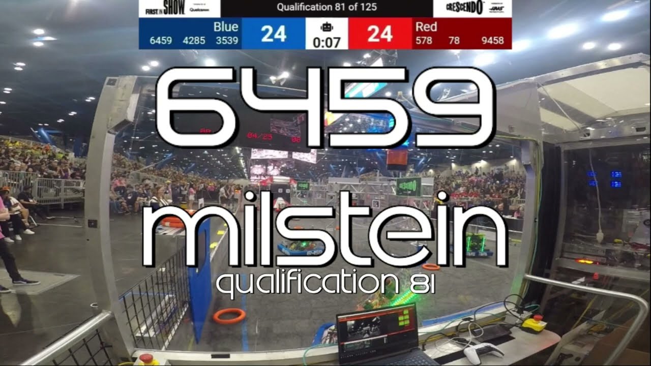 FRC 6459 Driver Station POV - 2024 Milstein Qualification 81