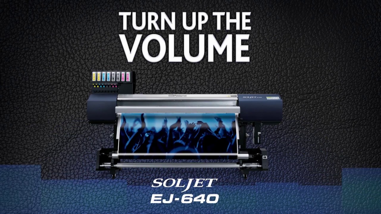 The SOLJET EJ-640 turn up your production volume printer
