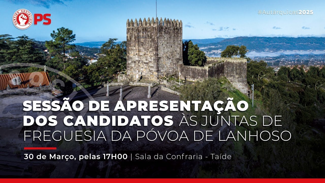 Sessão de Apresentação dos Candidatos às Juntas de Freguesia da Póvoa de Lanhoso
