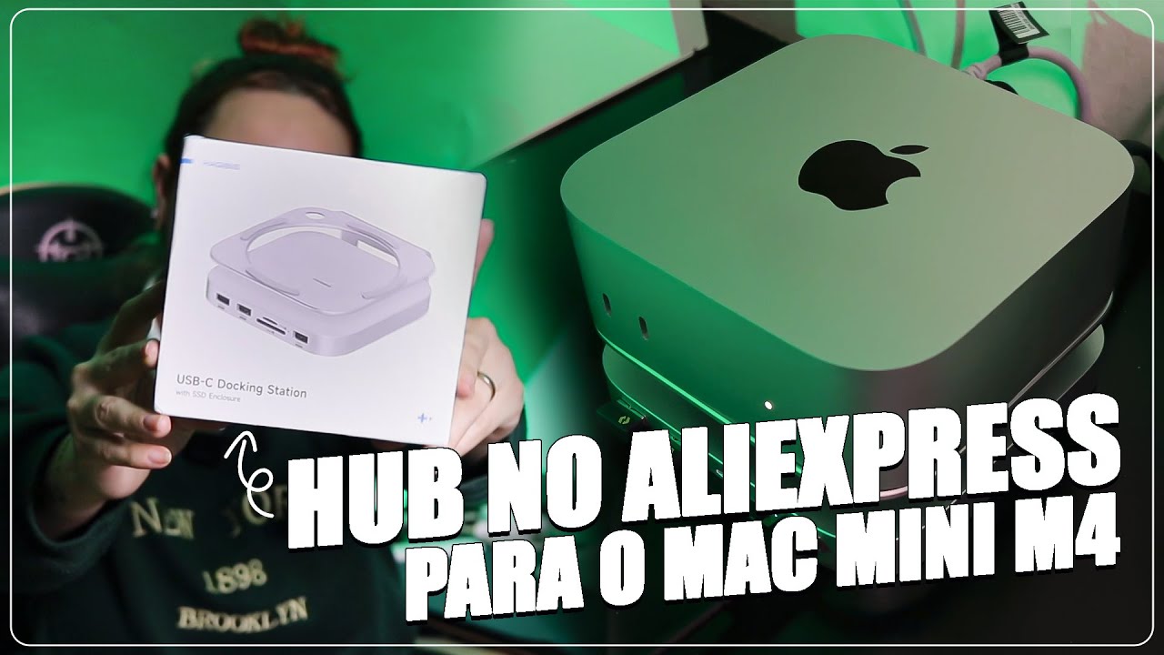 HUB para o MAC MINI M4 + Acessórios