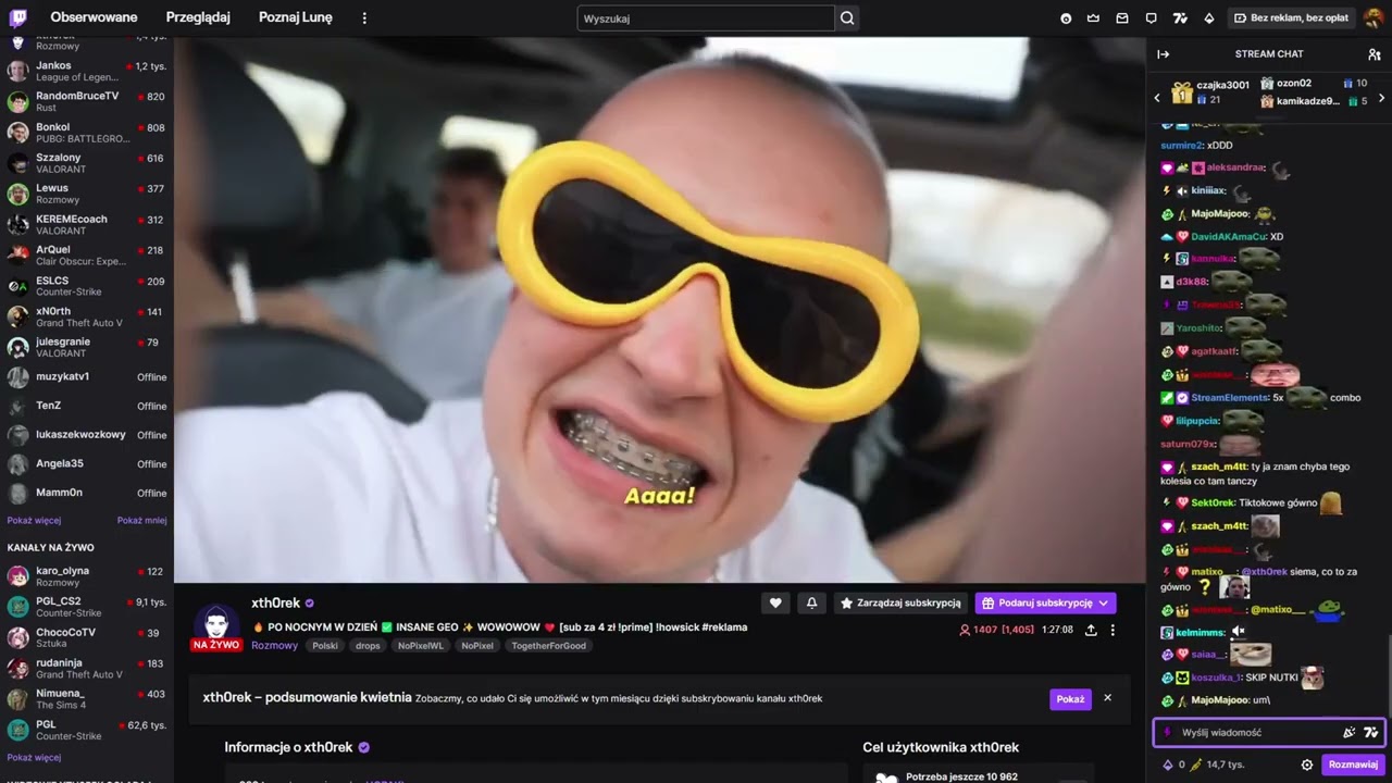 Thorek i chat reagują na ,,QRY- BUZZCUT+TYRKA''