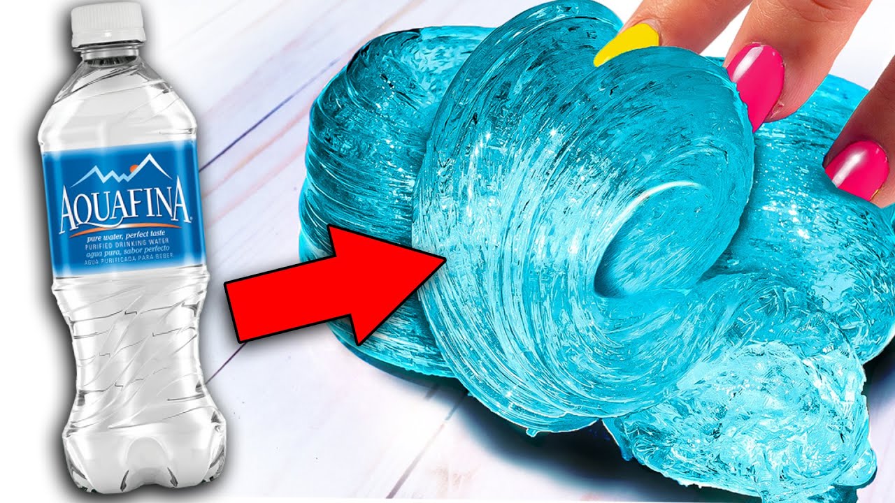 ВОДНЫЙ СЛАЙМ! 💦 Тестируем слайм без клея и слайм с одним ингредиентом от JSH DIY