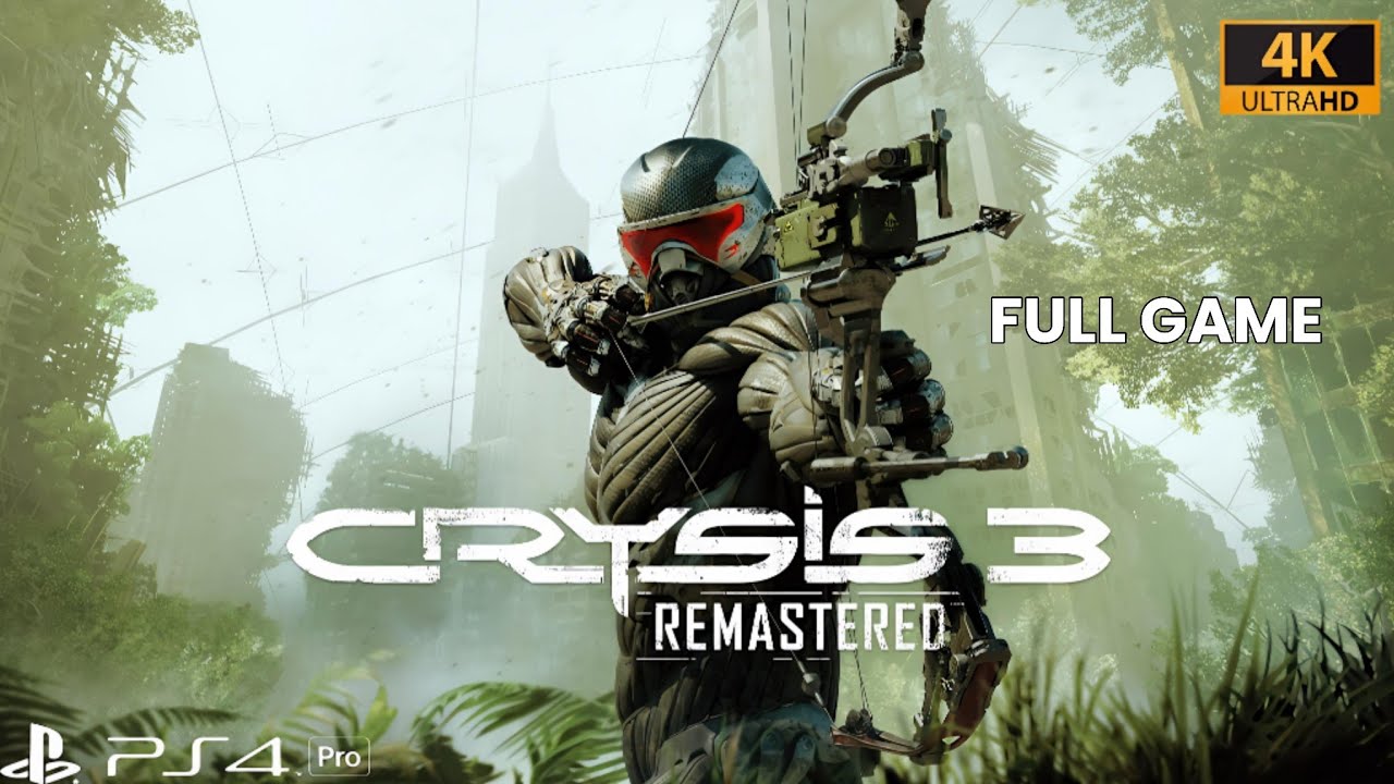 CRYSIS 3 REMASTERED | Longplay Completo 4K 60FPS (PS4 Pro) – Sem Comentários