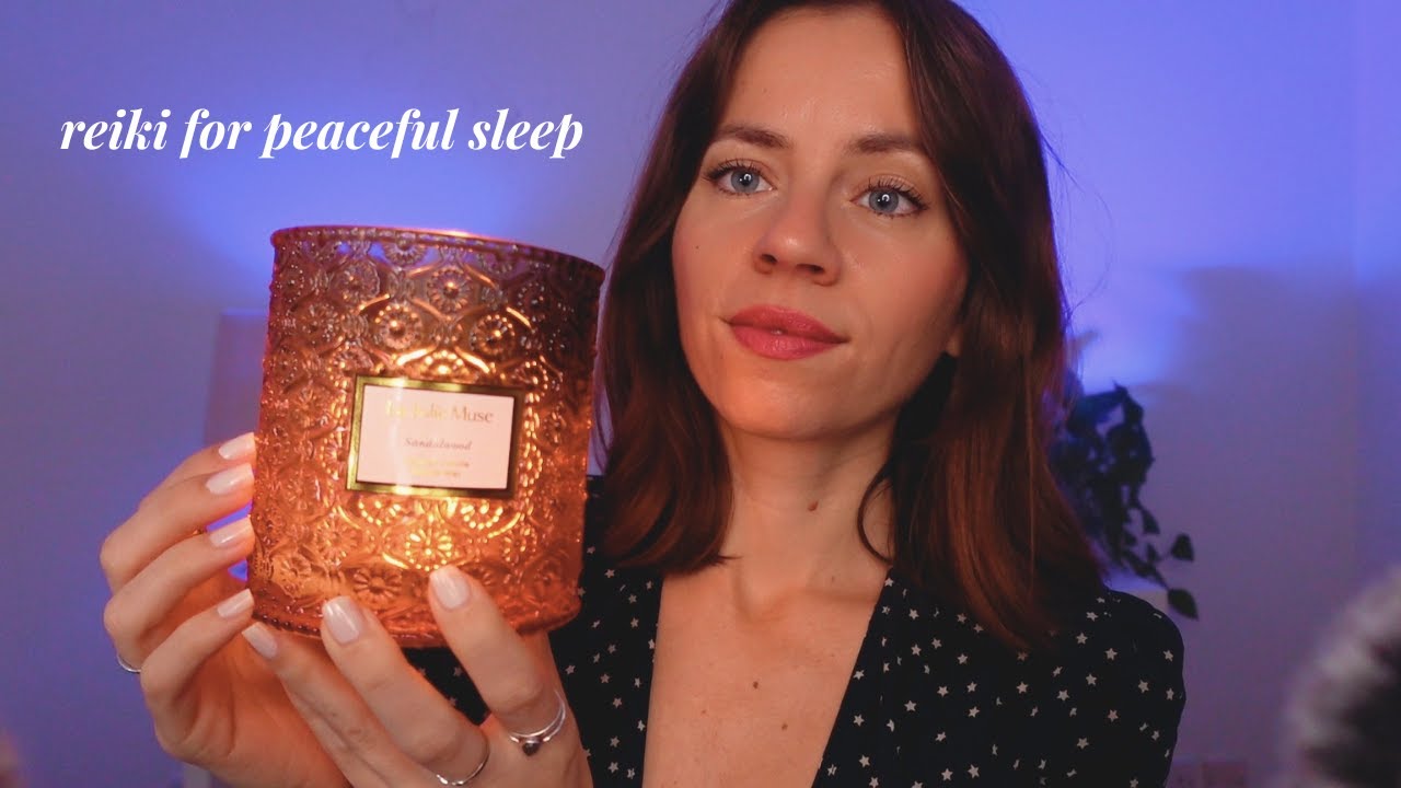 the most soothing ASMR REIKI for peaceful sleep 🌜 whispered & no tapping (highly requested)