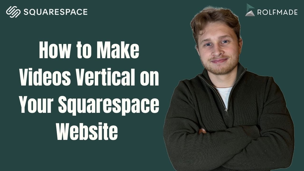 How to Make Videos Vertical on Your Squarespace Website | Simple Tutorial