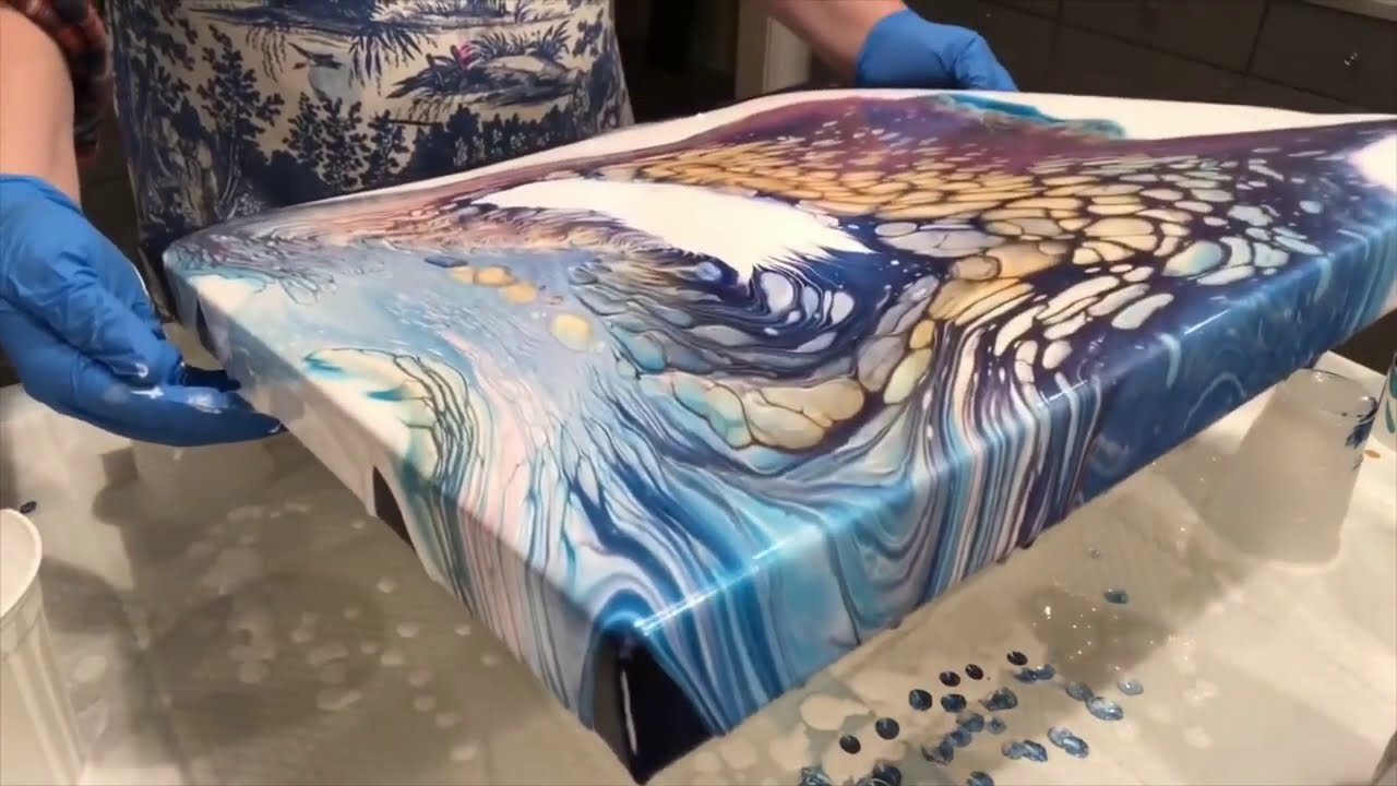 5 Beautiful Pours - Acrylic Pouring - Ethereal Passage - Nebula Flower and More!