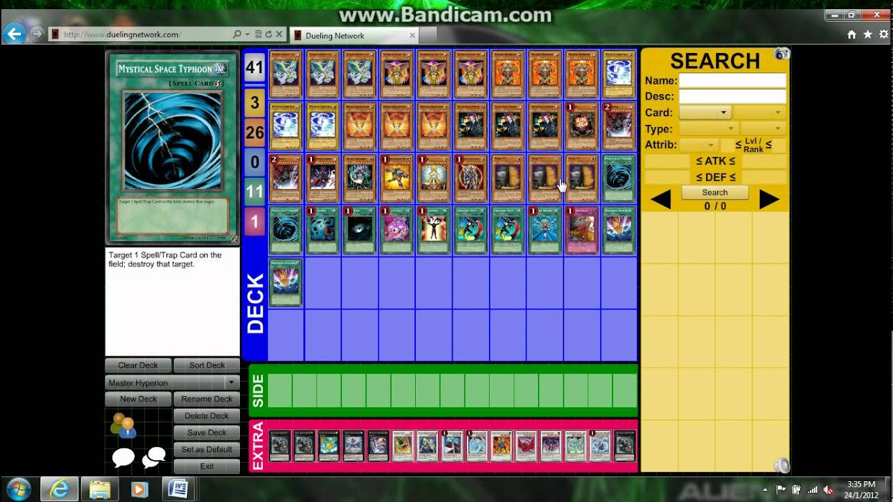 Master Hyperion Decklist