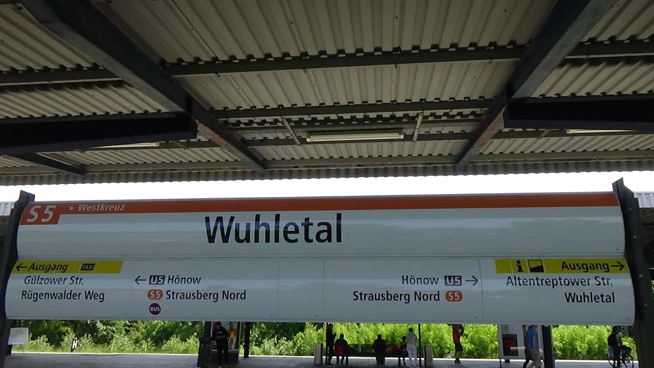 U-Bahn/S-Bahn Berlin Wuhlethal U5+S5 [Full HD]