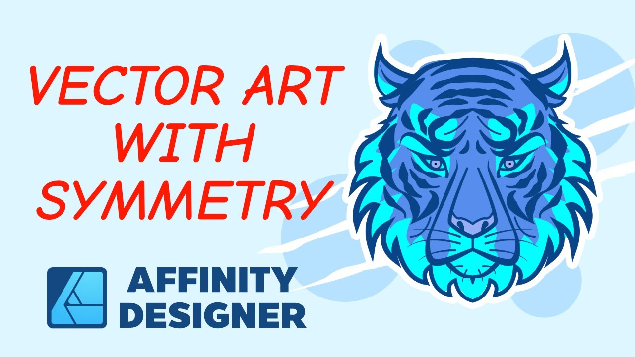 Создание векторной графики с симметрией в Affinity Designer