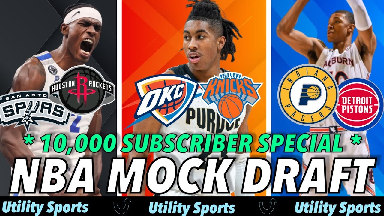 2022 NBA Mock Draft *FULL FIRST ROUND MOCK DRAFT* I 10k Subscriber Special NBA Mock Draft 2022